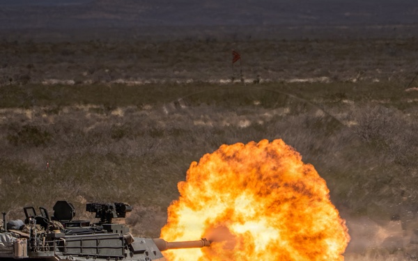 1st Armored Division conducts gunnery with newly received M1A2 SEPv3