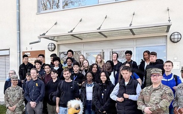German students explore American media culture at USAG Stuttgart’s American Forces Network station