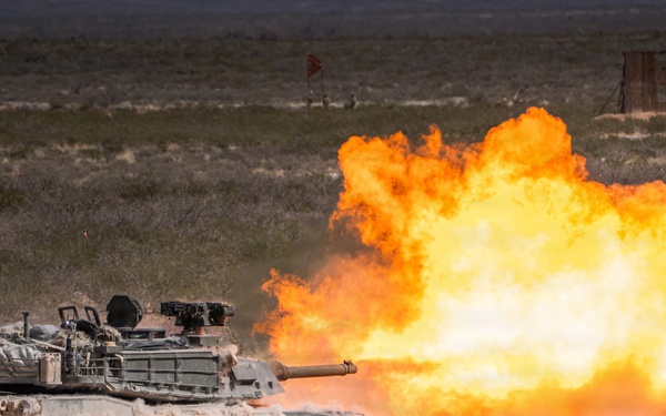 1st Armored Division conducts gunnery with newly received M1A2 SEPv3