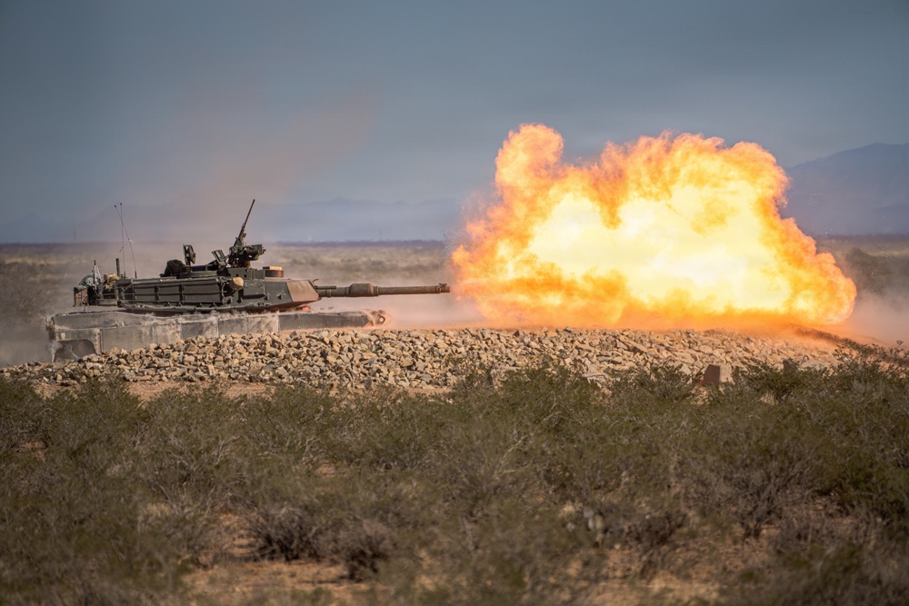 1st Armored Division conducts gunnery with newly received M1A2 SEPv3
