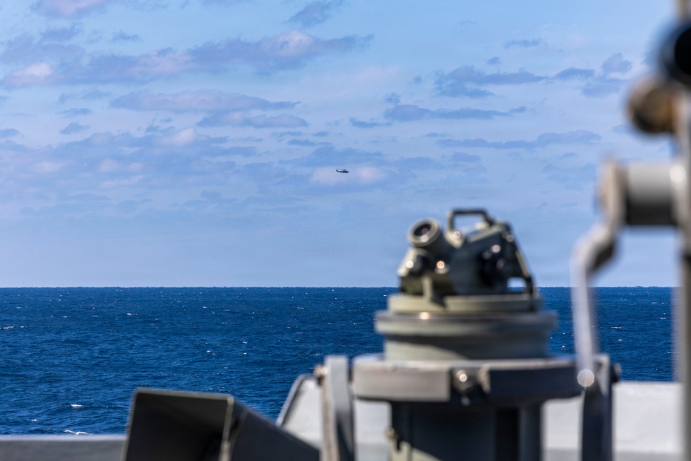 HSM 51 Conducts Surface-to-Air Countermeasures Exercise with USS Dewey