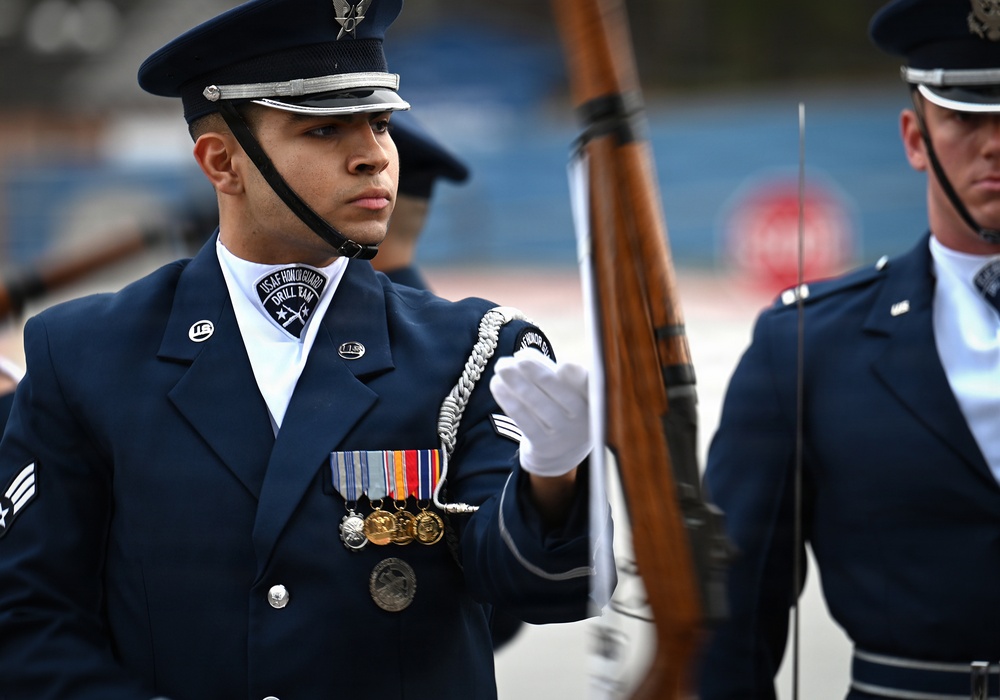 USAF Honor Guard visits Georgia high schools