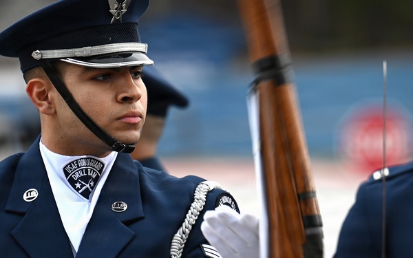 USAF Honor Guard visits Georgia high schools