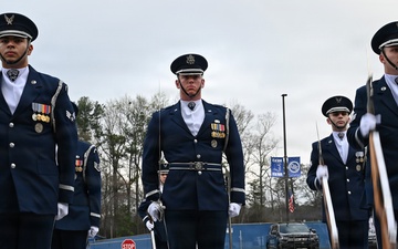 USAF Honor Guard visits Georgia high schools