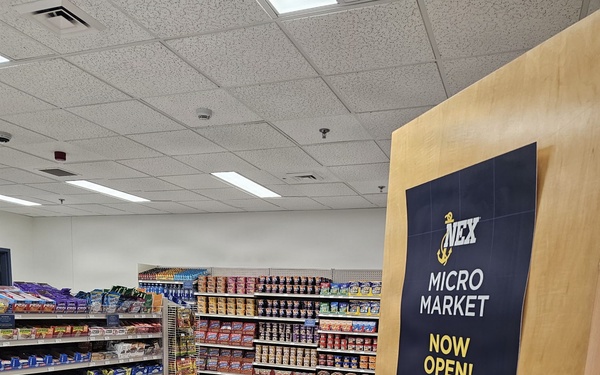 Navy Exchange Service Command Opens First Expeditionary Micro Market