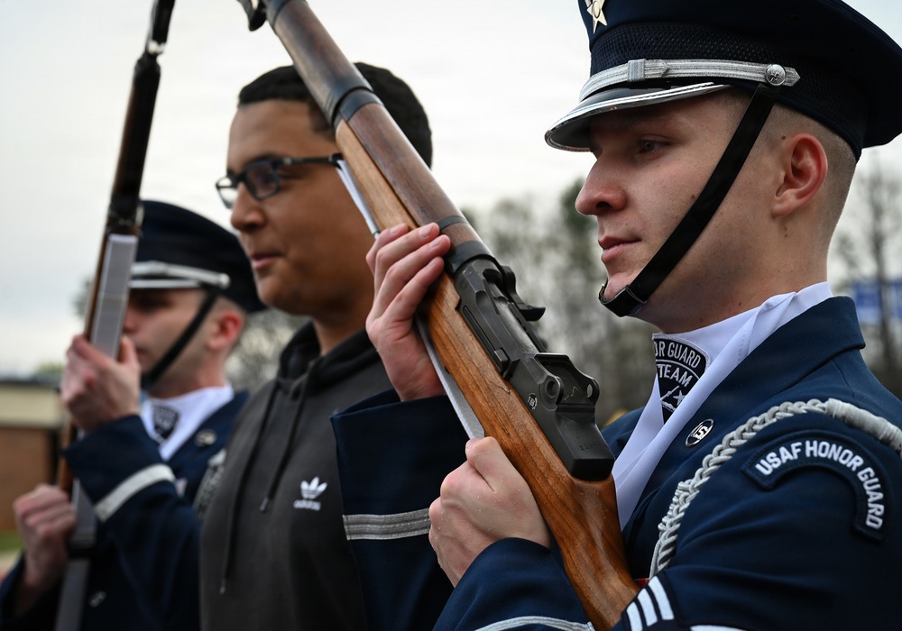 USAF Honor Guard visits Georgia high schools