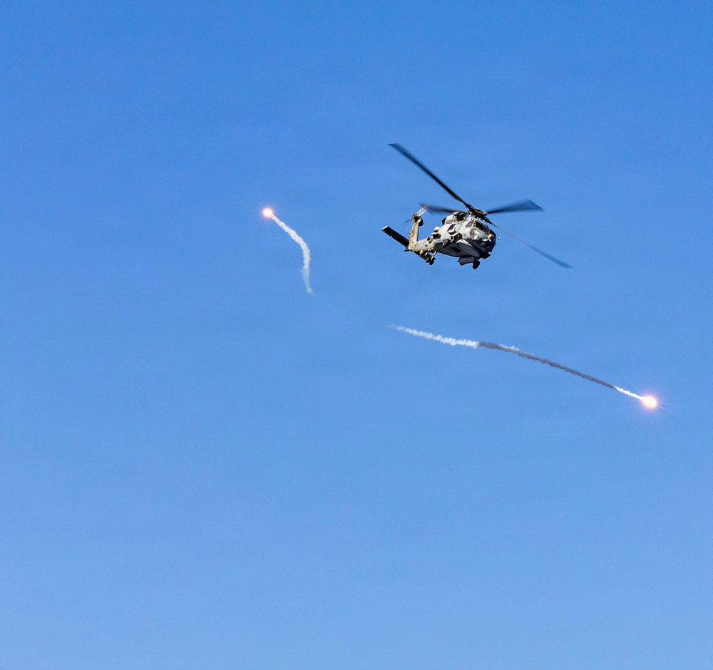 HSM 51 Conducts Surface-to-Air Countermeasures Exercise with USS Dewey