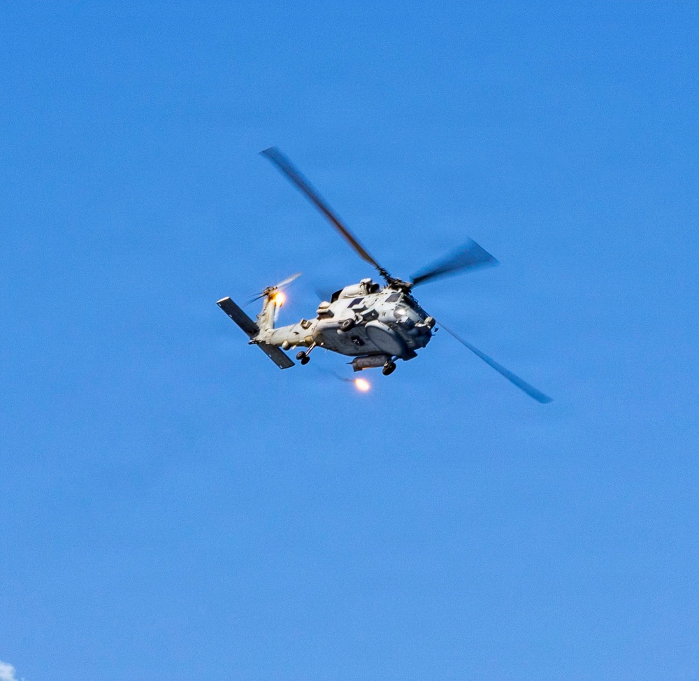 HSM 51 Conducts Surface-to-Air Countermeasures Exercise with USS Dewey