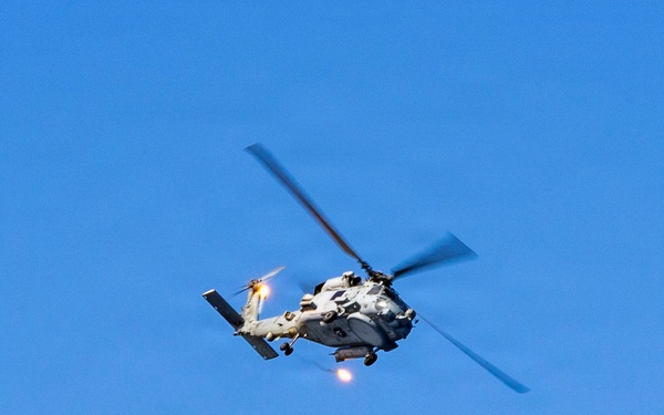 HSM 51 Conducts Surface-to-Air Countermeasures Exercise with USS Dewey