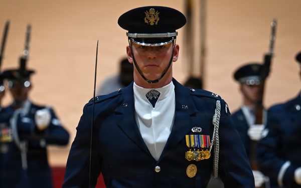 USAF Honor Guard visits Georgia high schools