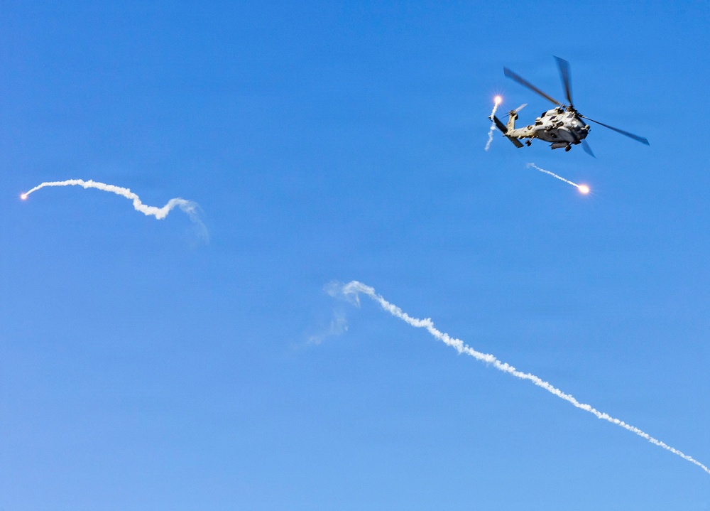 HSM 51 Conducts Surface-to-Air Countermeasures Exercise with USS Dewey