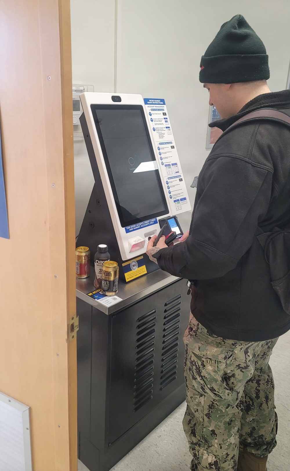 Navy Exchange Service Command Opens First Expeditionary Micro Market