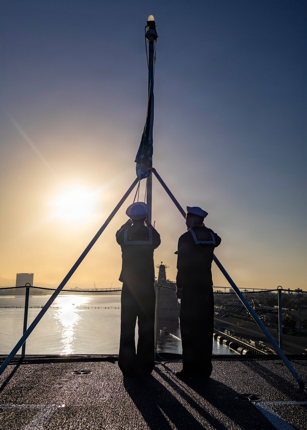 USS Theodore Roosevelt Colors