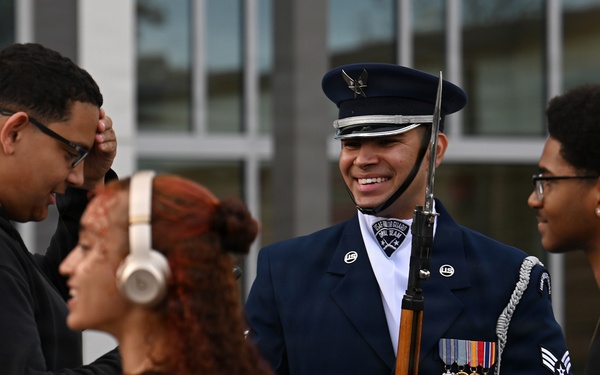 USAF Honor Guard visits Georgia high schools