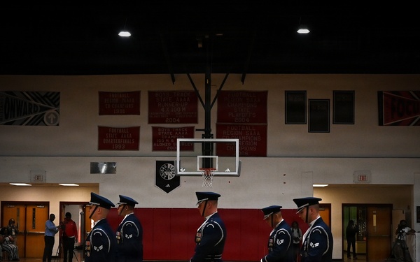 USAF Honor Guard visits Georgia high schools