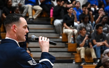 USAF Honor Guard visits Georgia high schools