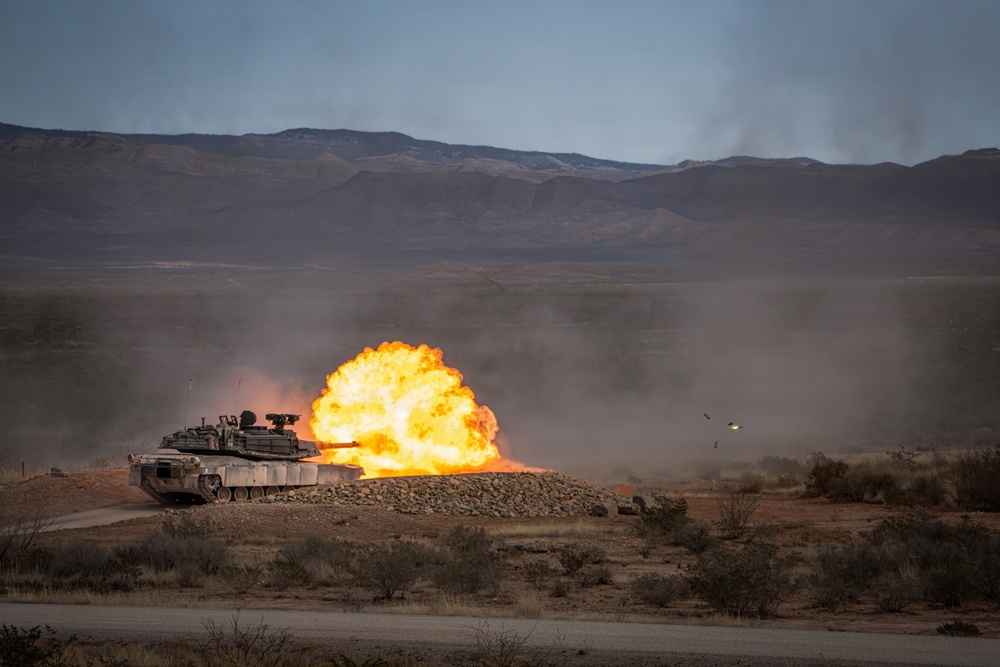 1st Armored Division conducts gunnery with newly received M1A2 SEPv3