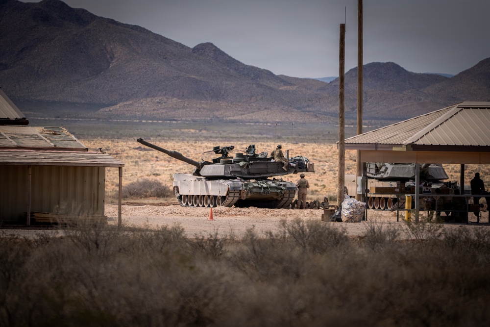1st Armored Division conducts gunnery with newly received M1A2 SEPv3