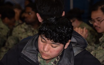 Reagan Sailors Take Exams Head On