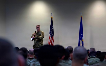 March commander’s calls highlight readiness, recognize Airmen
