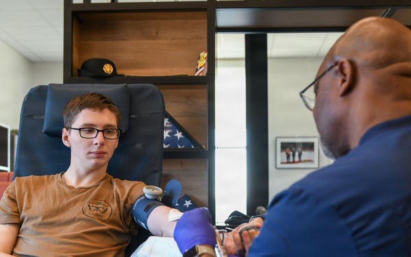 Armed Services Blood Program Collects Blood from NSGL