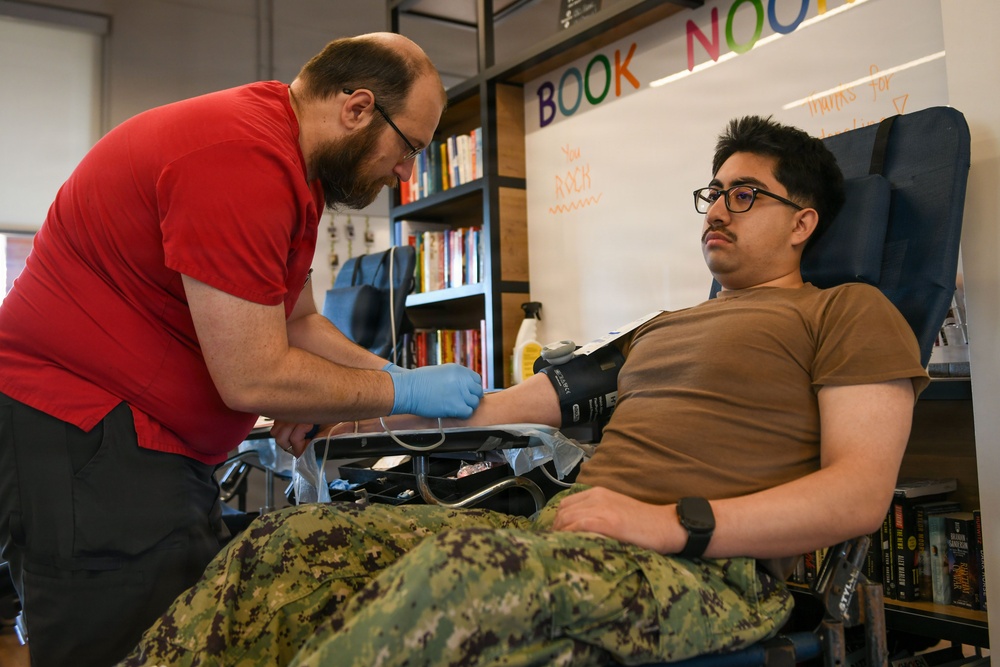 Armed Services Blood Program Collects Blood from NSGL