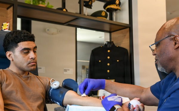 Armed Services Blood Program Collects Blood from NSGL