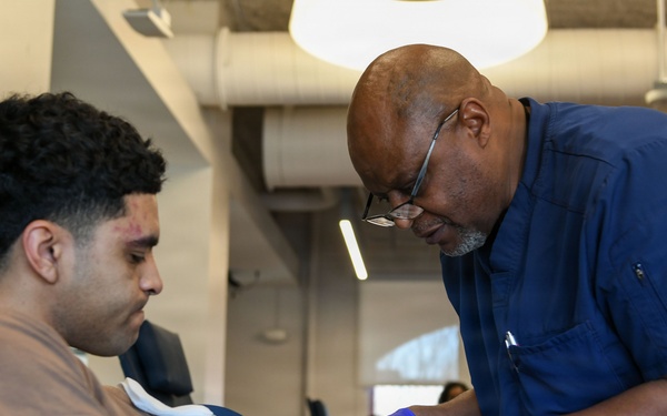 Armed Services Blood Program Collects Blood from NSGL