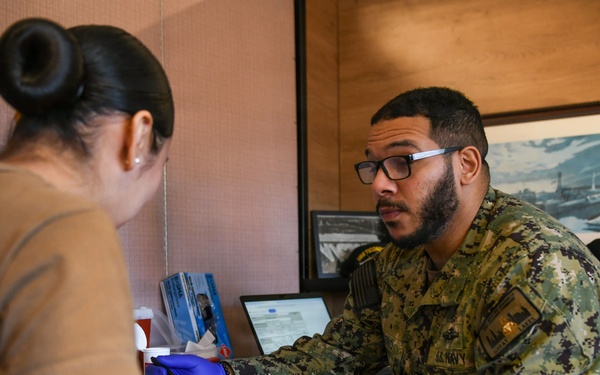 Armed Services Blood Program Collects Blood from NSGL