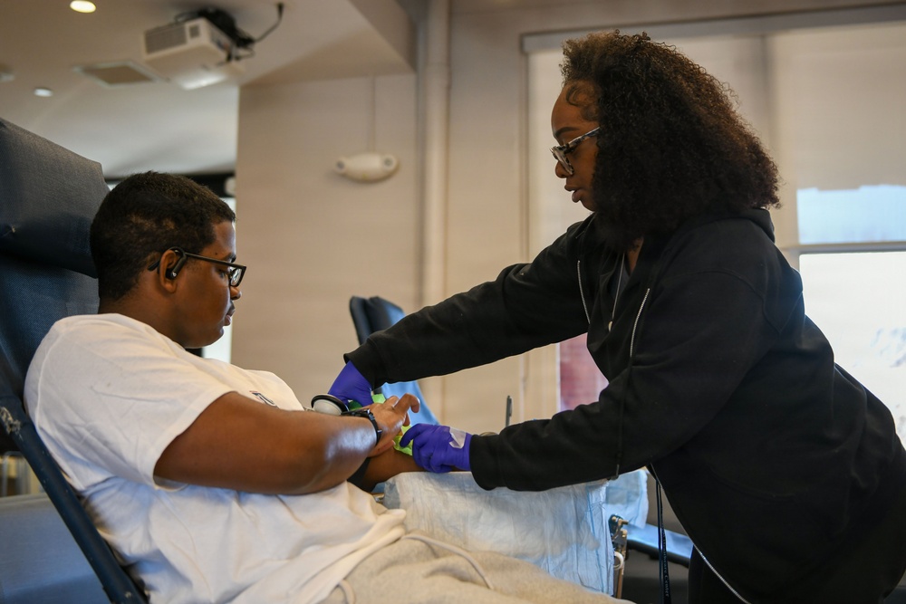 Armed Services Blood Program Collects Blood from NSGL