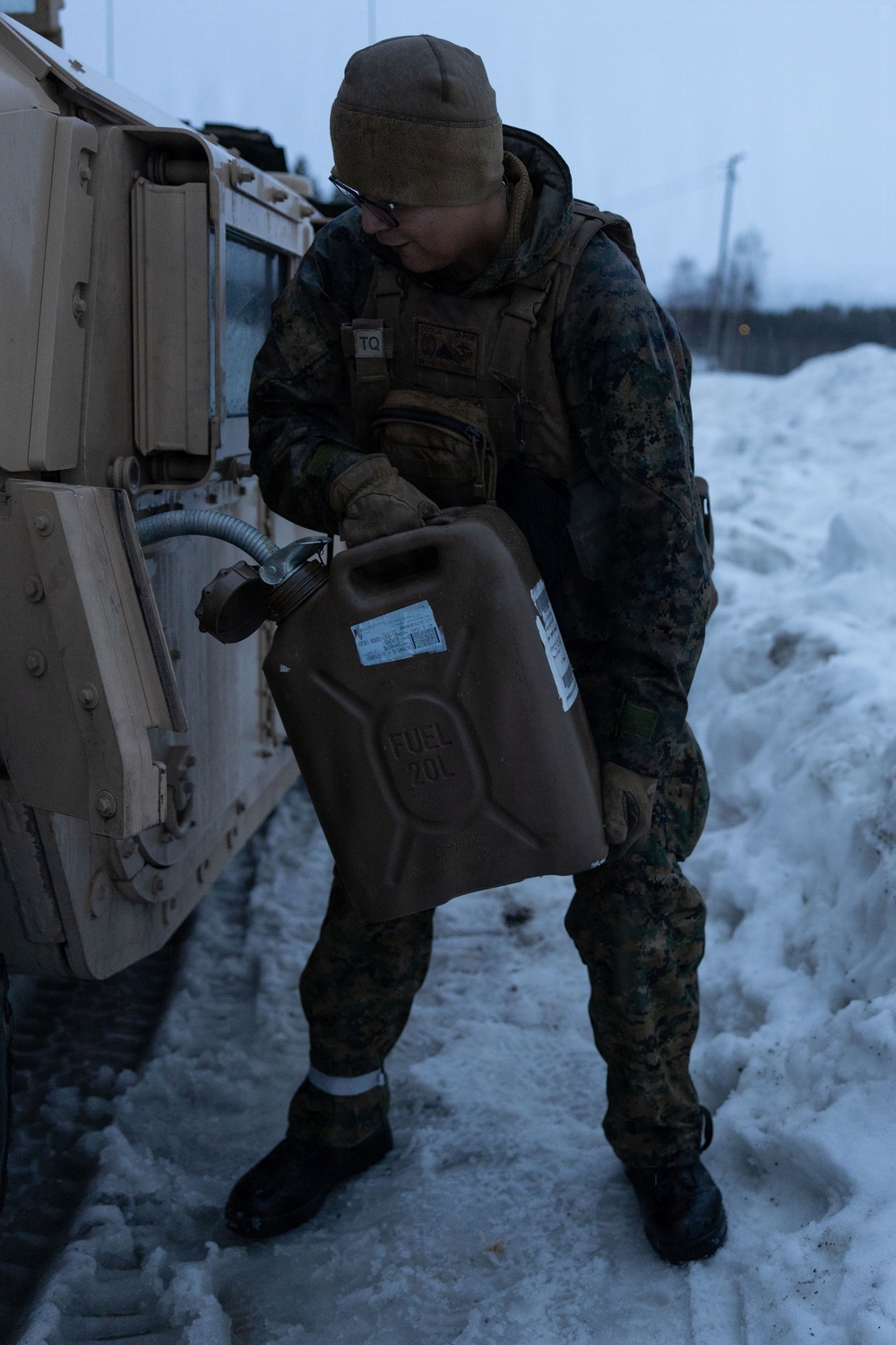 CORE 26| Reserve Marines Conduct Convoy Operations to the Swedish Border for Exercise Cold Response 26