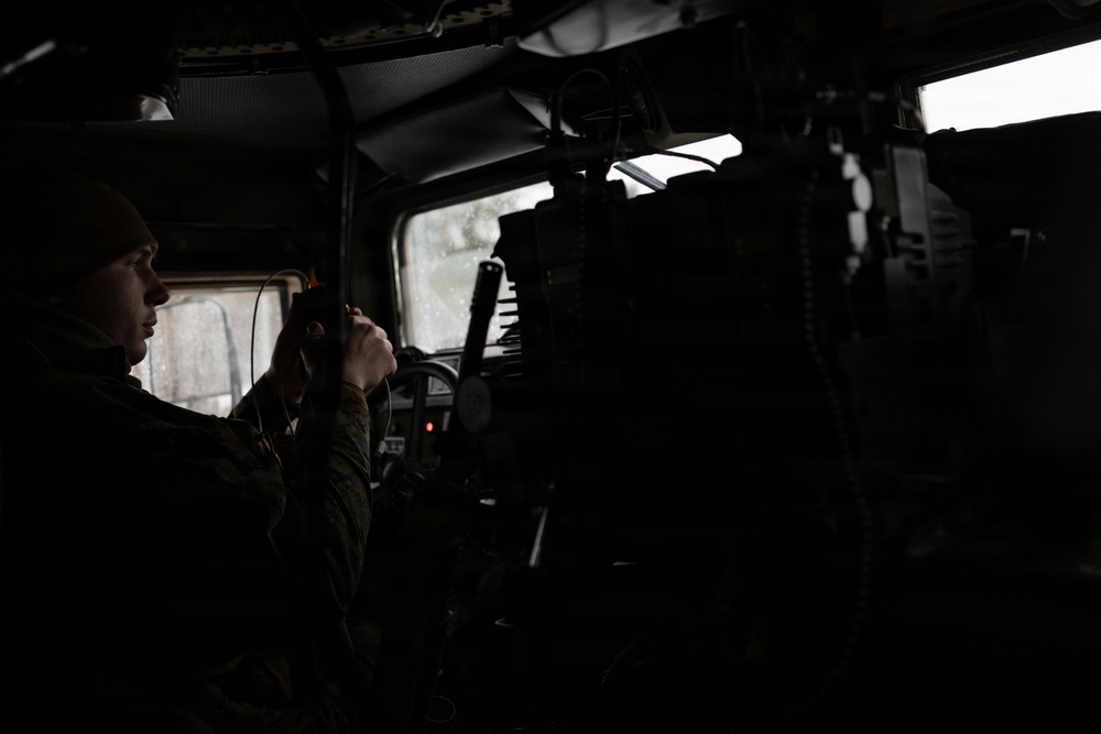 CORE 26| Reserve Marines Conduct Convoy Operations to the Swedish Border for Exercise Cold Response 26