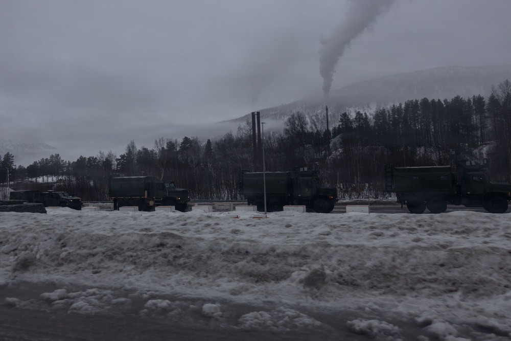 CORE 26| Reserve Marines Conduct Convoy Operations to the Swedish Border for Exercise Cold Response 26