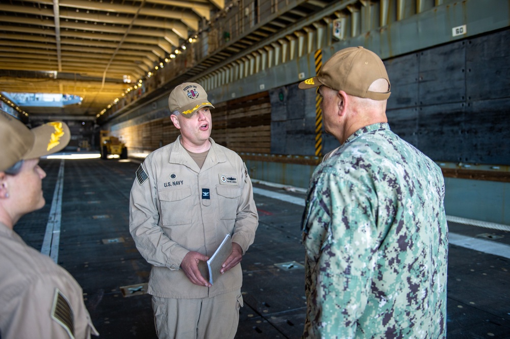SWOBOSS Visits USS Comstock