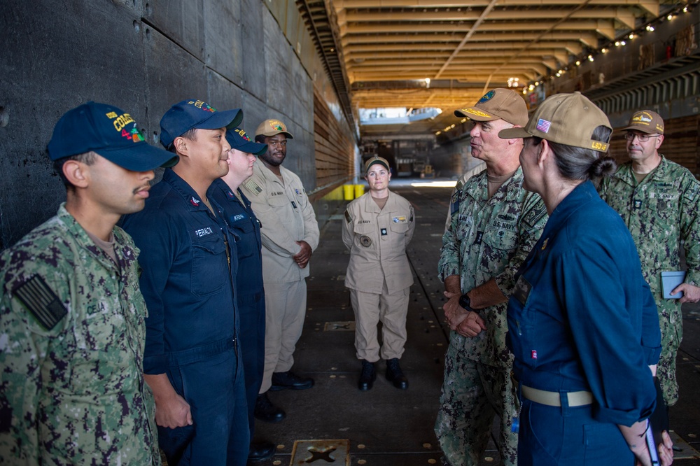 SWOBOSS Visits USS Comstock