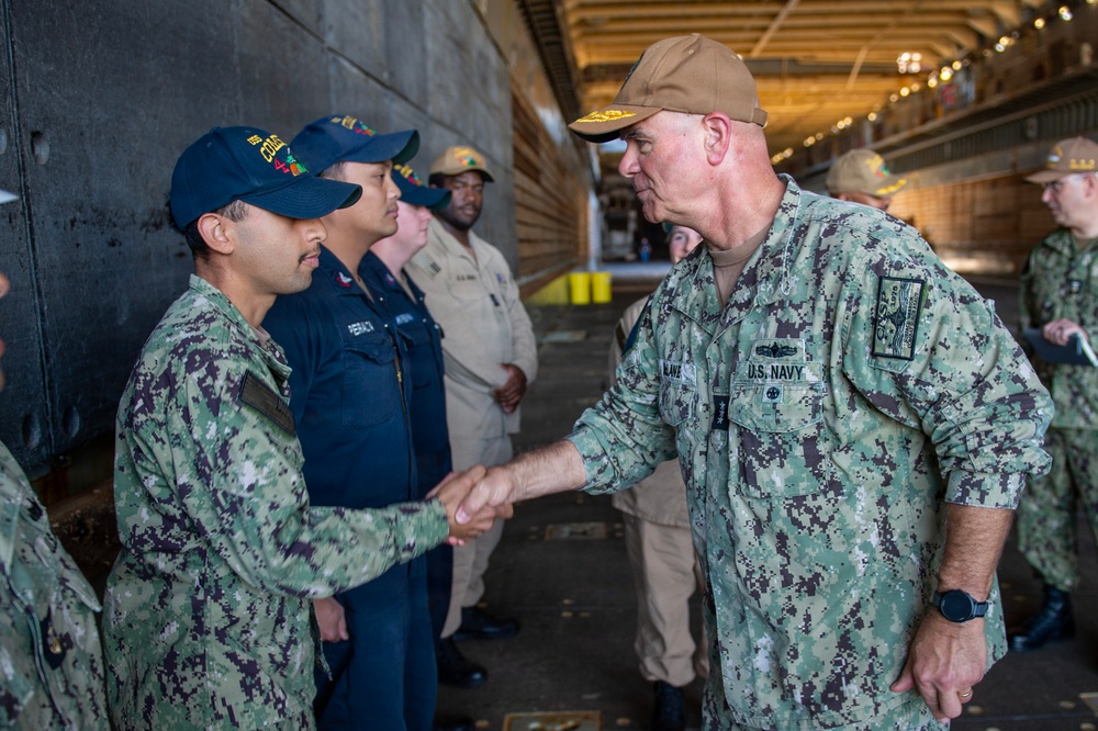 SWOBOSS Visits USS Comstock