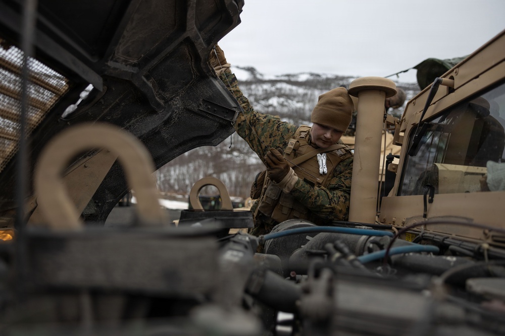 CORE 26| Reserve Marines Conduct Convoy Operations for Arctic Exercise