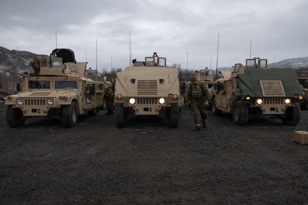 CORE 26| Reserve Marines Conduct Convoy Operations for Arctic Exercise