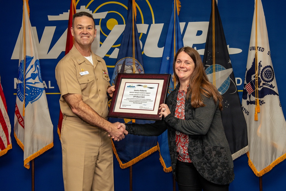 NAVSUP WSS Civilian Earns CPI Black Belt Certification