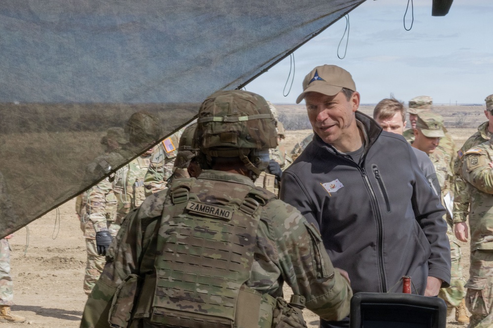 Under Secretary of the Army visits 4ID for NGC2 demonstration