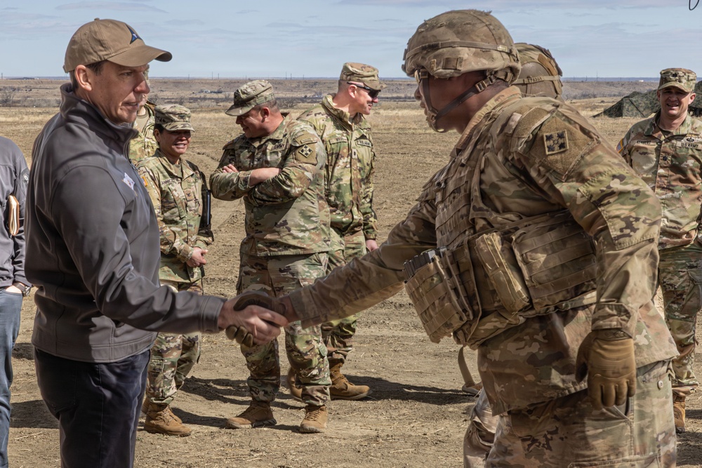 Under Secretary of the Army visits 4ID for NGC2 demonstration