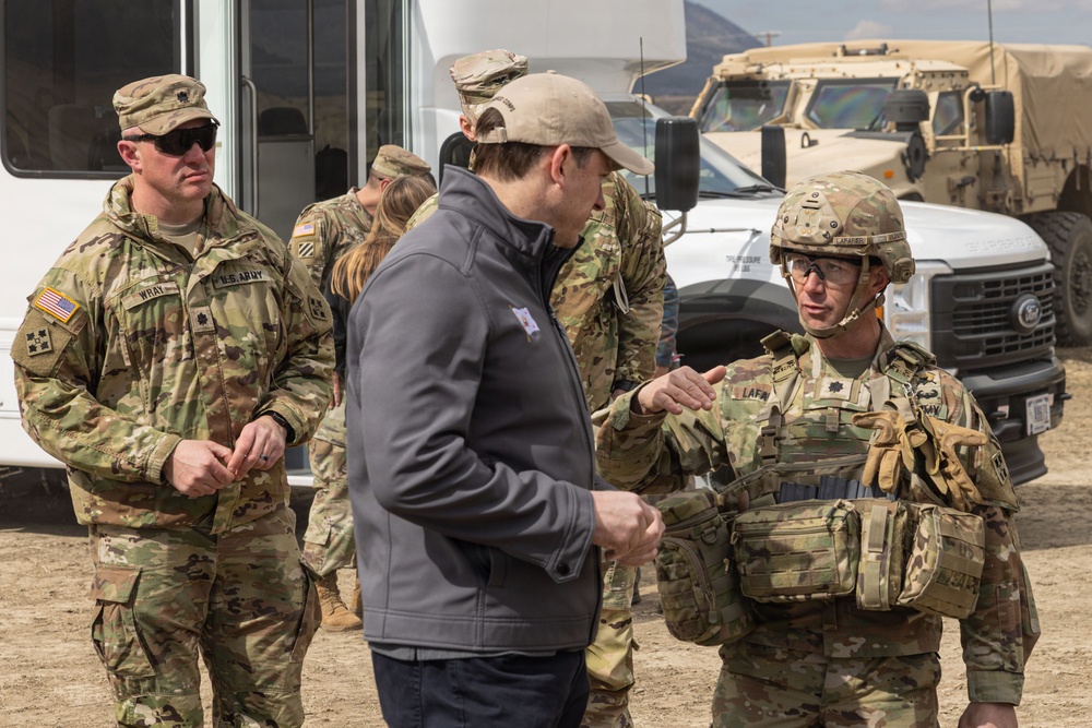 Under Secretary of the Army visits 4ID for NGC2 demonstration