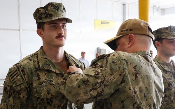 Rear Adm. Benjamin R. Nicholson tours USNS Cody
