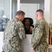 Rear Adm. Benjamin R. Nicholson tours USNS Cody