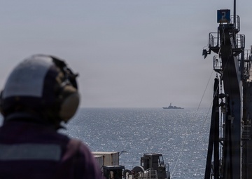 Abraham Lincoln Conducts a Fueling-at-sea