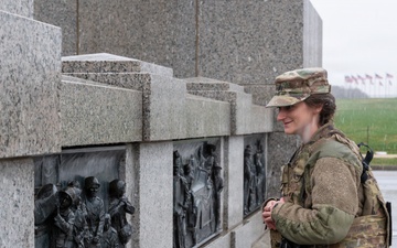 JTF-DC patrols National Mall during snowfall