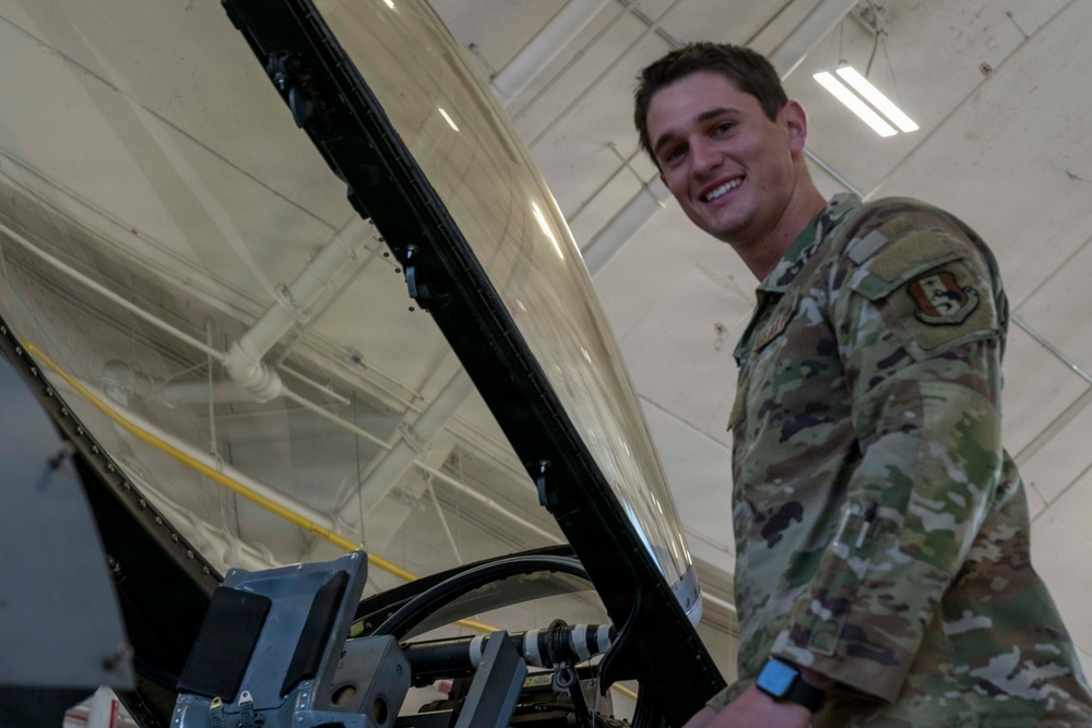 U.S. Air Force Academy Preparatory School tour of the 140th Wing