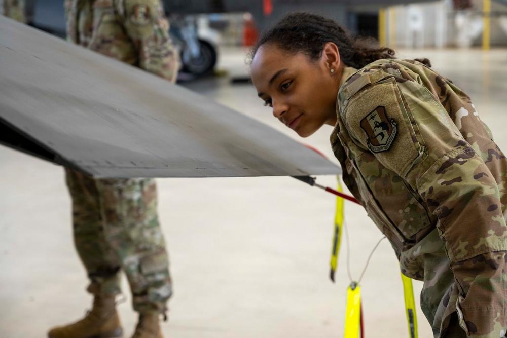 U.S. Air Force Academy Preparatory School tour of the 140th Wing