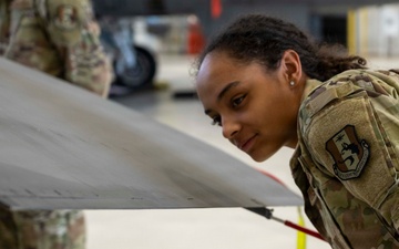 U.S. Air Force Academy Preparatory School tour of the 140th Wing