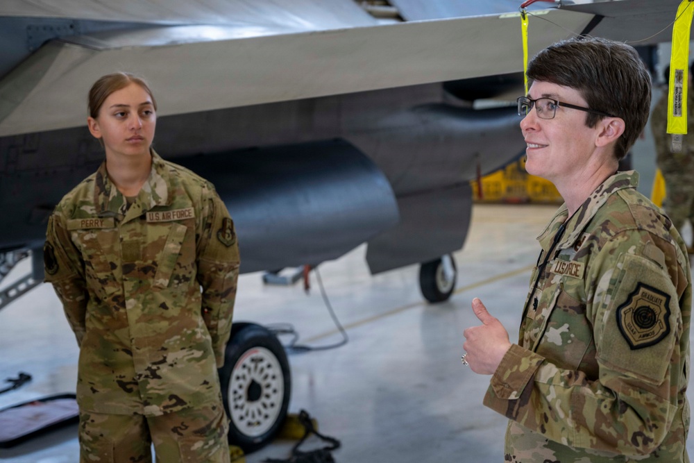 U.S. Air Force Academy Preparatory School tour of the 140th Wing